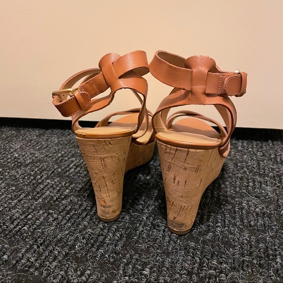 Franco Sarto Sophie Platform Wedge Strappy Sandal - Picture 3 of 4
